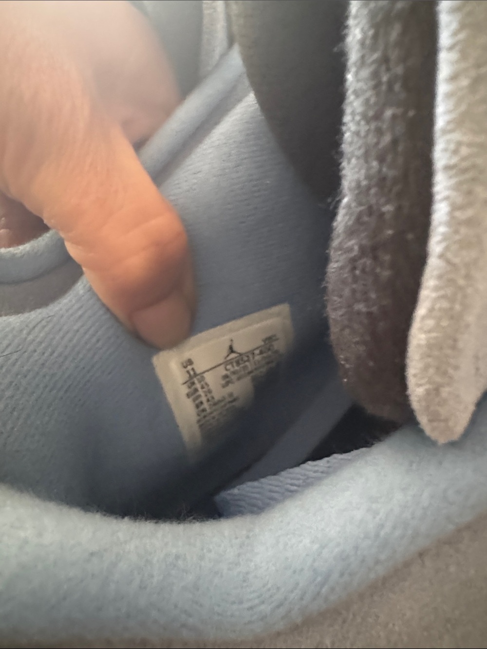 blue suede sneakers - Picture 6 of 10